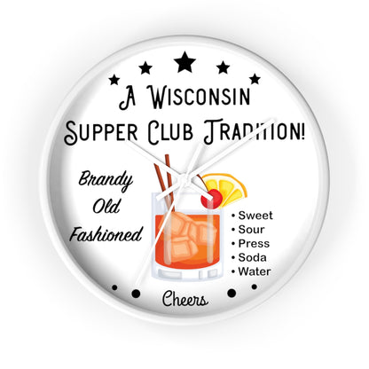 Wisconsin Supper Club Tradition - Wall clock