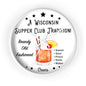 Wisconsin Supper Club Tradition - Wall clock