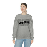 Wisconsin By Three - Unisex Heavy Blend™ Crewneck Sweatshirt