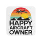 Happy Aircraft Owner - Retro - Coasters (50 pcs)