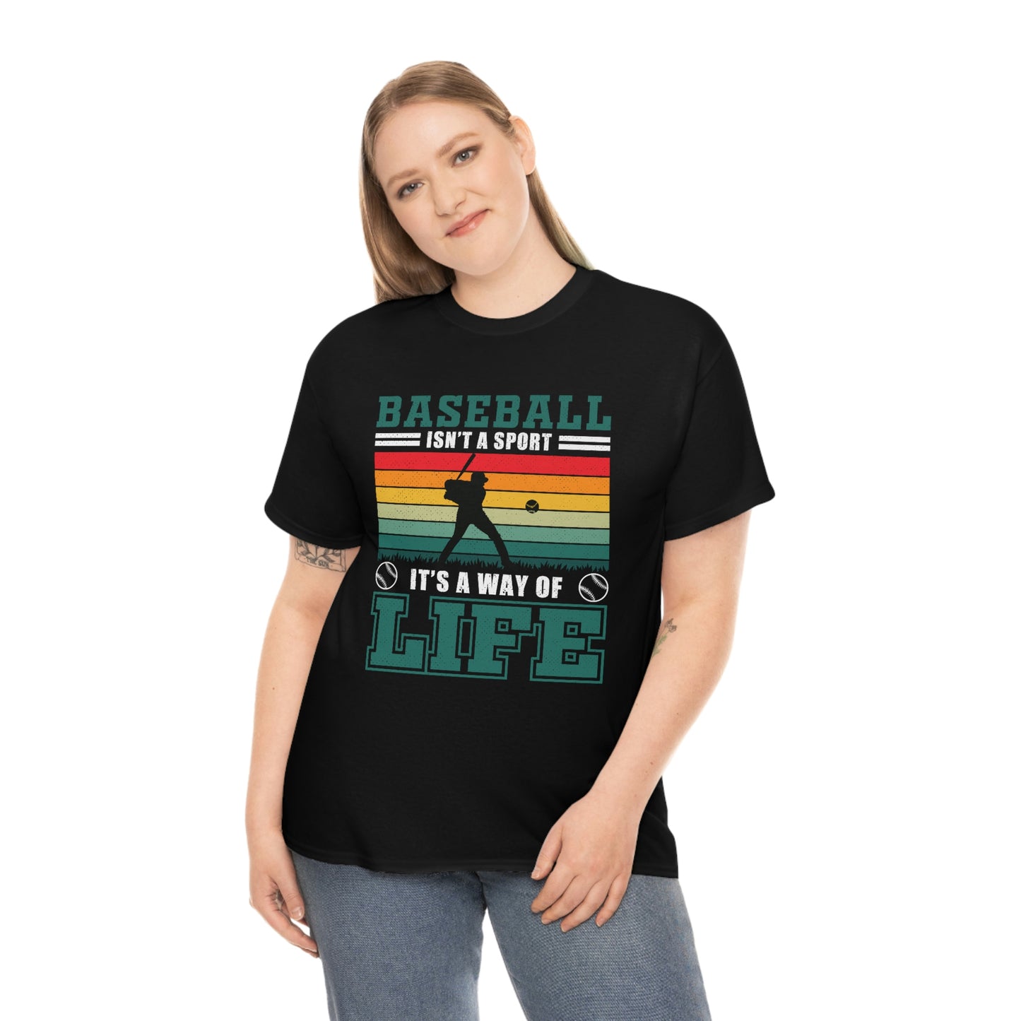 Baseball Isn't A Sport, It's A Way Of Life - Unisex Heavy Cotton Tee