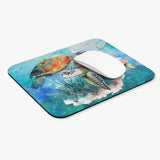 Sea Turtles - v2 - Watercolor - Mouse Pad (Rectangle)