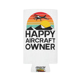 Happy Aircraft Owner - Retro - Can Cooler (Slim)