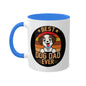 Best Dog Dad Ever - Circle - Colorful Mugs, 11oz