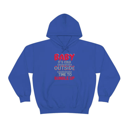 Time To Bundle Up - Unisex Heavy Blend™ Hooded Sweatshirt