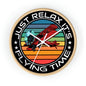 Just Relax - Flying Time - Biplane - Wall Clock