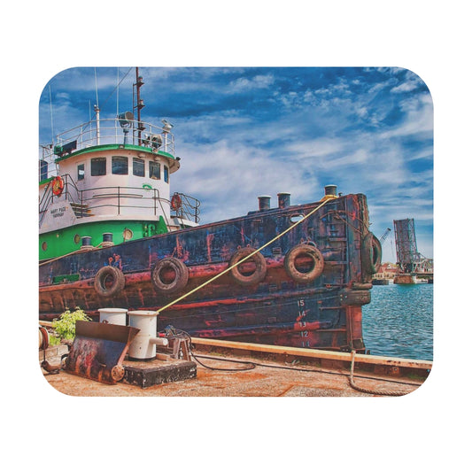 Door County Tug - Mouse Pad (Rectangle)