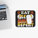 Eat - Sleep - Baseball - Repeat - Mouse Pad (Rectangle)