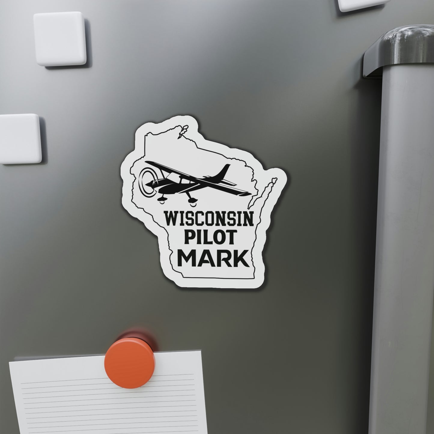 Wisconsin Pilot Mark - YouTube - Die-Cut Magnets