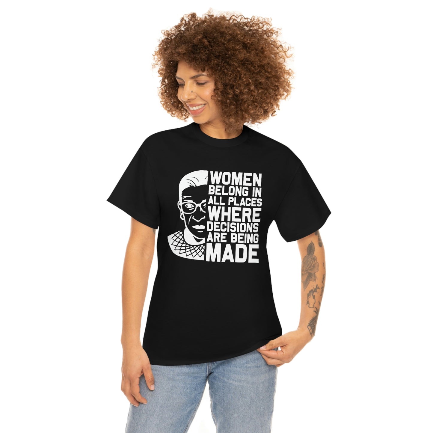 Women Belong In All Places - Unisex Heavy Cotton Tee