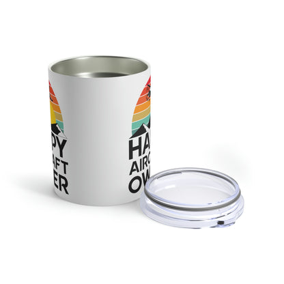 Happy Aircraft Owner - Retro - Tumbler 10oz