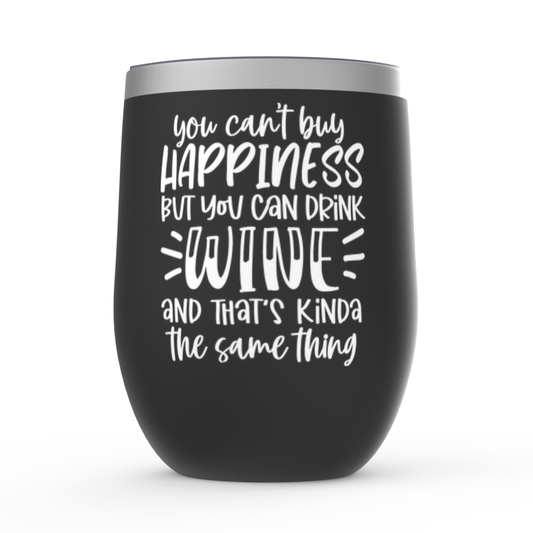 Buy Happiness - Wine - White - Stemless Wine Tumblers