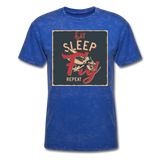 Eat Sleep Fly Repeat - Men's T-Shirt - mineral royal