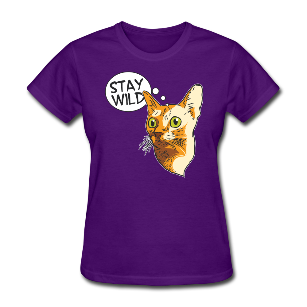 Stay Wild - Women's T-Shirt - purple