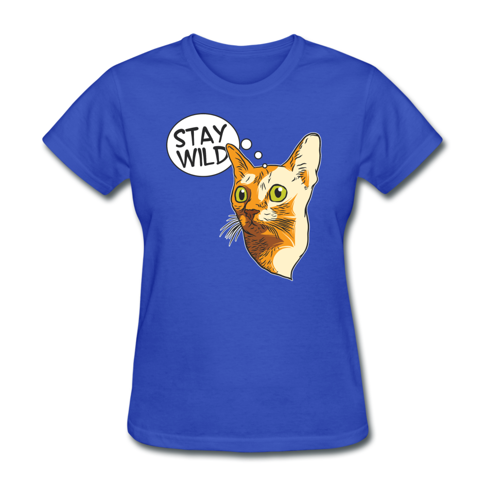 Stay Wild - Women's T-Shirt - royal blue