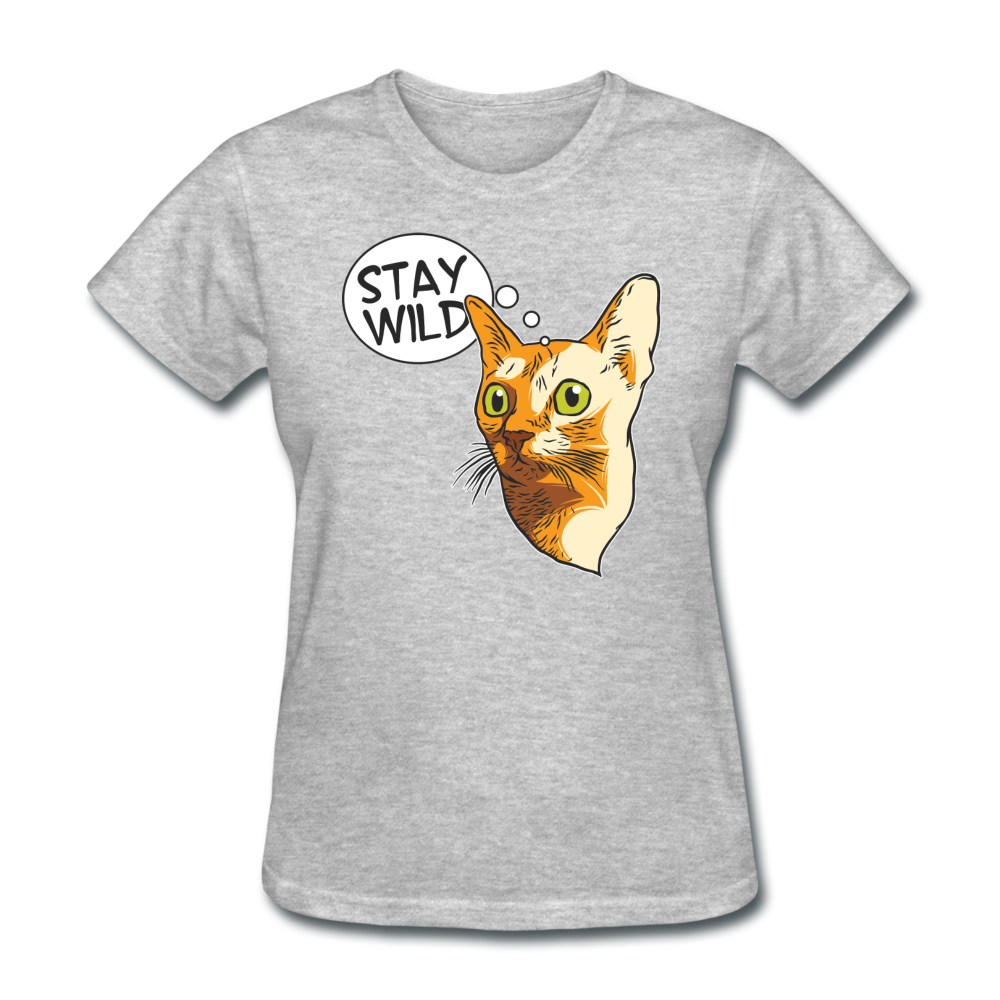 Stay Wild - Women's T-Shirt - heather gray