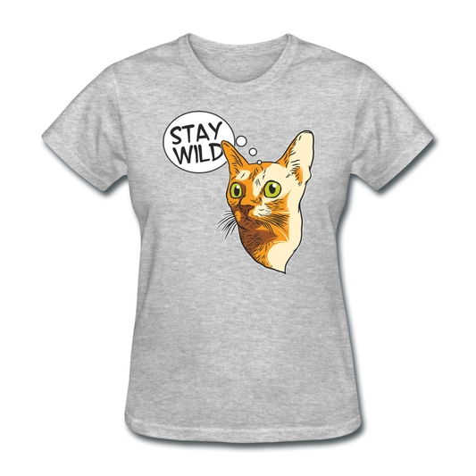 Stay Wild - Women's T-Shirt - heather gray