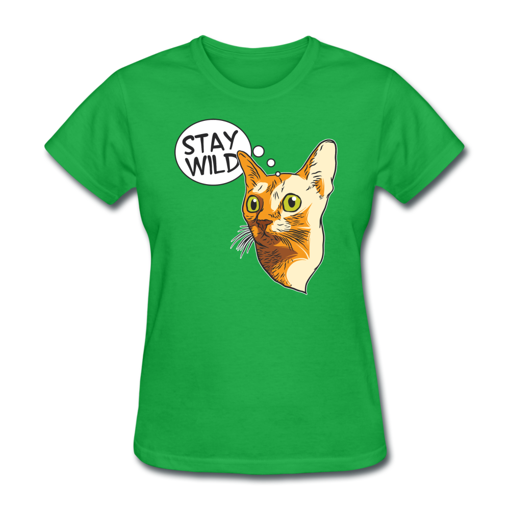 Stay Wild - Women's T-Shirt - bright green