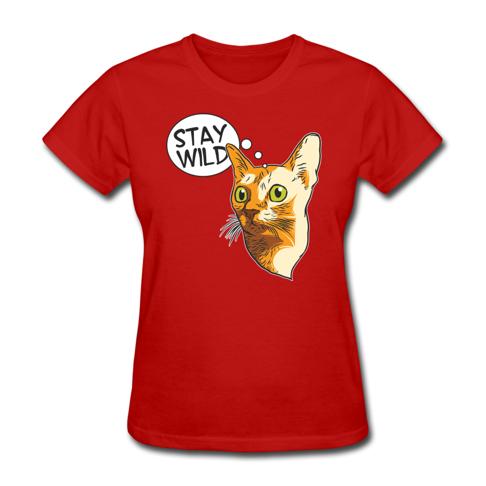 Stay Wild - Women's T-Shirt - red