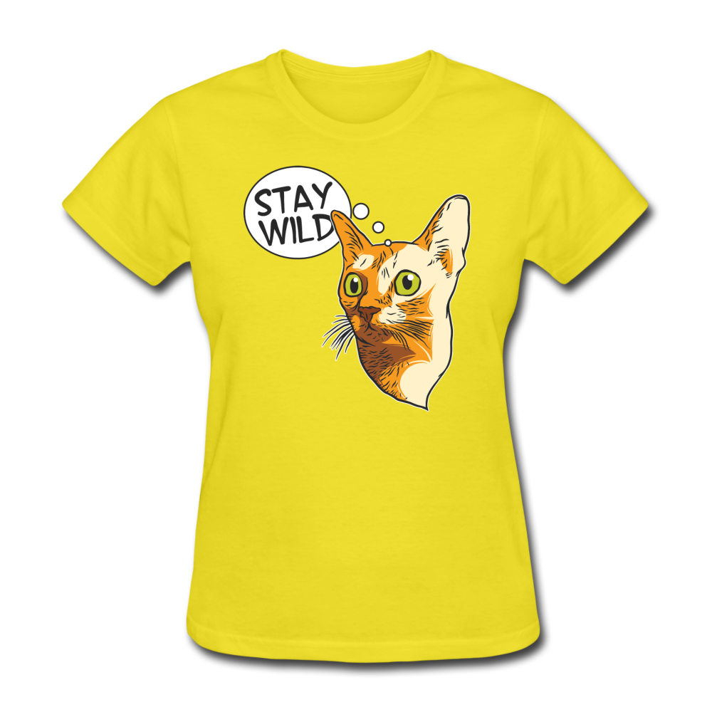 Stay Wild - Women's T-Shirt - yellow