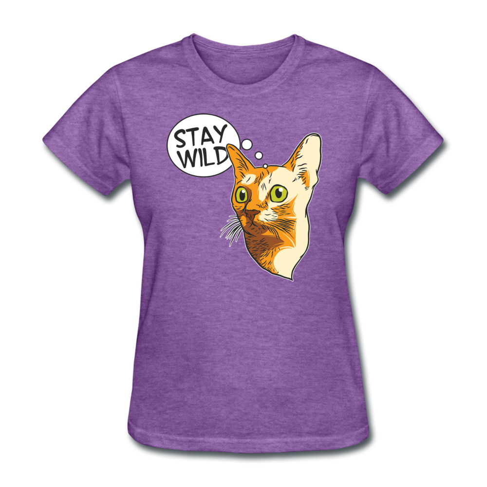 Stay Wild - Women's T-Shirt - purple heather