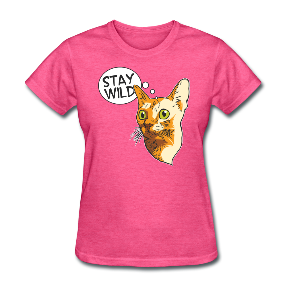 Stay Wild - Women's T-Shirt - heather pink