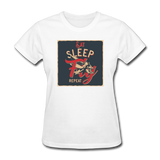 Eat Sleep Fly Repeat - Women's T-Shirt - white