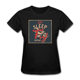 Eat Sleep Fly Repeat - Women's T-Shirt - black
