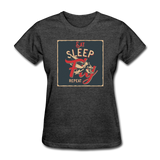 Eat Sleep Fly Repeat - Women's T-Shirt - heather black