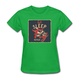 Eat Sleep Fly Repeat - Women's T-Shirt - bright green
