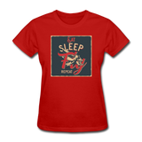 Eat Sleep Fly Repeat - Women's T-Shirt - red