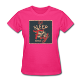 Eat Sleep Fly Repeat - Women's T-Shirt - fuchsia
