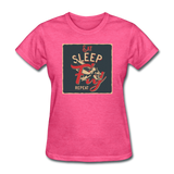 Eat Sleep Fly Repeat - Women's T-Shirt - heather pink