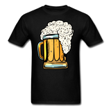Foamy Beer Mug - Men's T-Shirt - black
