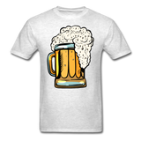 Foamy Beer Mug - Men's T-Shirt - light heather gray