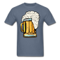 Foamy Beer Mug - Men's T-Shirt - denim