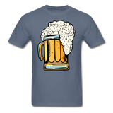 Foamy Beer Mug - Men's T-Shirt - denim