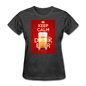 Keep Calm Drink Beer - Women's T-Shirt - heather black