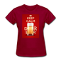 Keep Calm Drink Beer - Women's T-Shirt - dark red