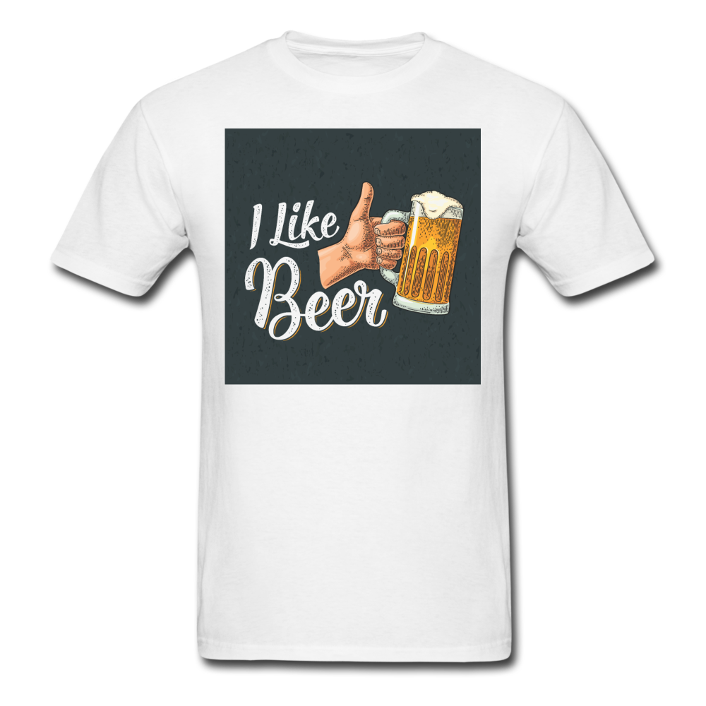 I Like Beer - Men's T-Shirt - white