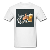 I Like Beer - Men's T-Shirt - white
