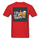 I Like Beer - Men's T-Shirt - red