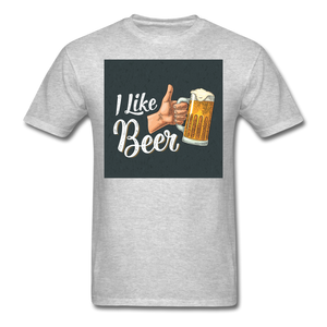 I Like Beer - Men's T-Shirt - heather gray