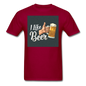 I Like Beer - Men's T-Shirt - dark red