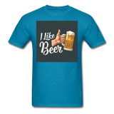 I Like Beer - Men's T-Shirt - turquoise