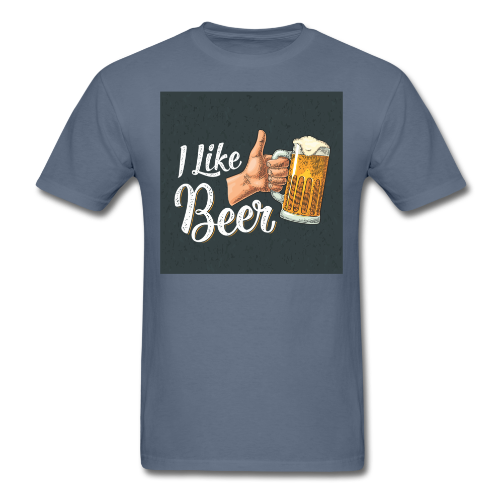 I Like Beer - Men's T-Shirt - denim