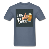I Like Beer - Men's T-Shirt - denim