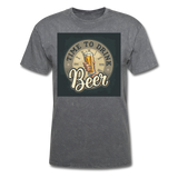 Time To Drink Beer - Men's T-Shirt - mineral charcoal gray