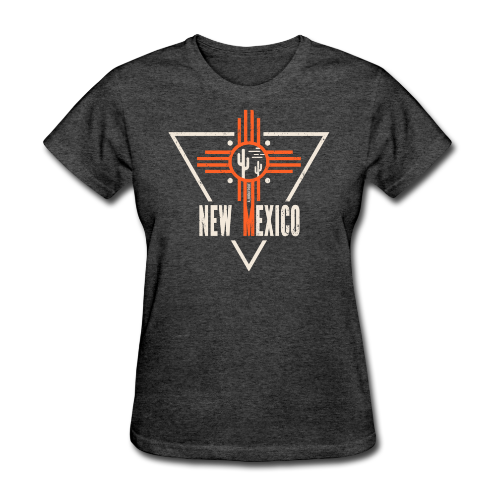 Albuquerque, New Mexico - Women's T-Shirt - heather black