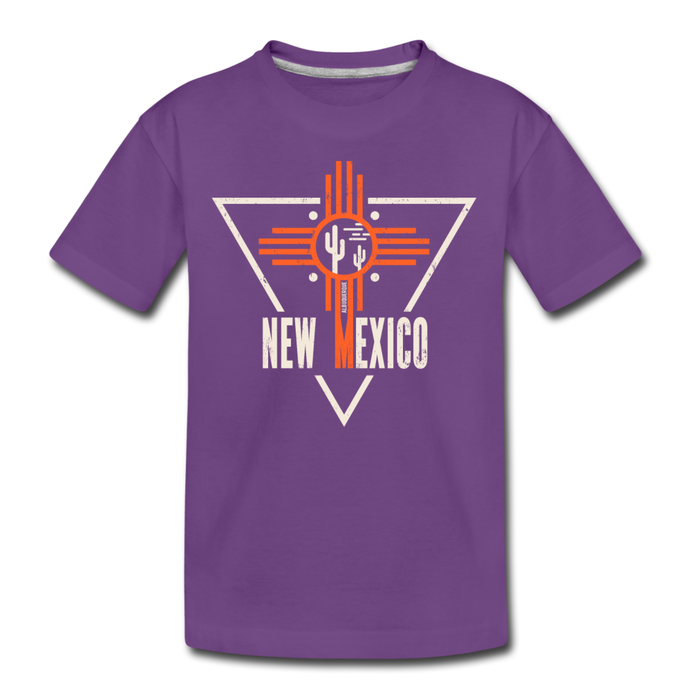 Albuquerque, New Mexico - Kids' Premium T-Shirt - purple